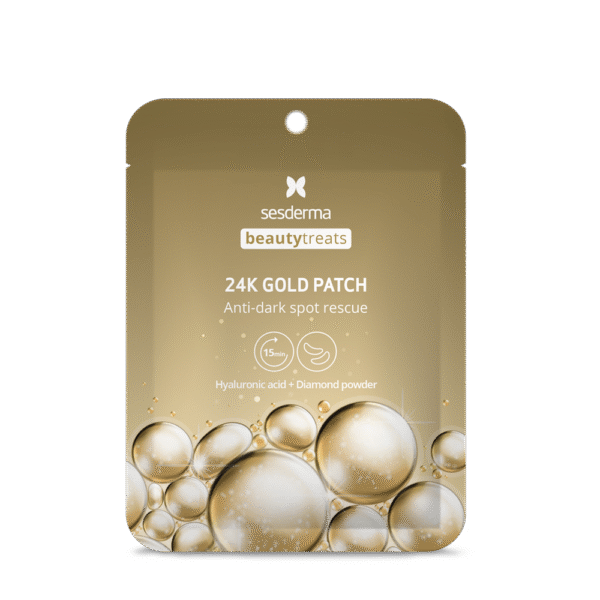 SESDERMA BEAUTY TREATS 24K aukso paakių padeliai, 1 pora