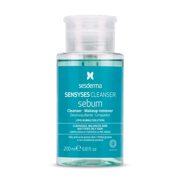 SESDERMA SENSYSES SEBUM liposominis valiklis mišriai ir riebiai odai, 200 ml