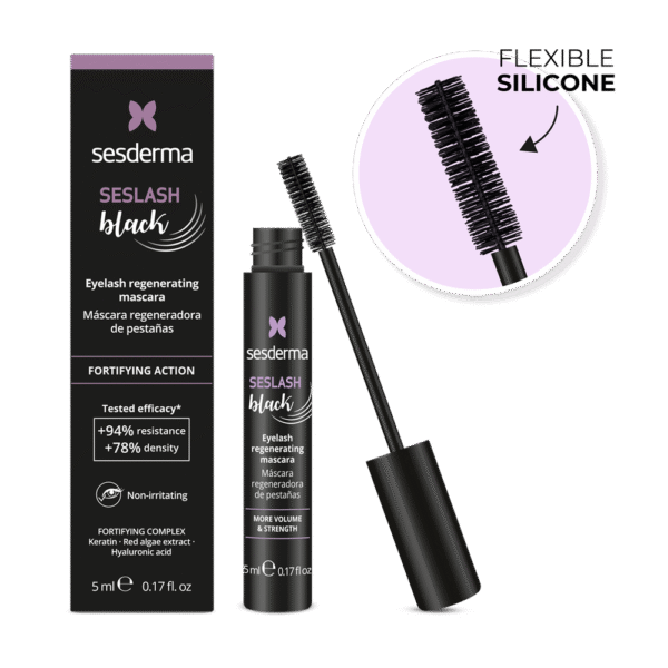 SESDERMA SESLASH blakstienas atkuriantis tušas, 5 ml (juodas) - Image 2