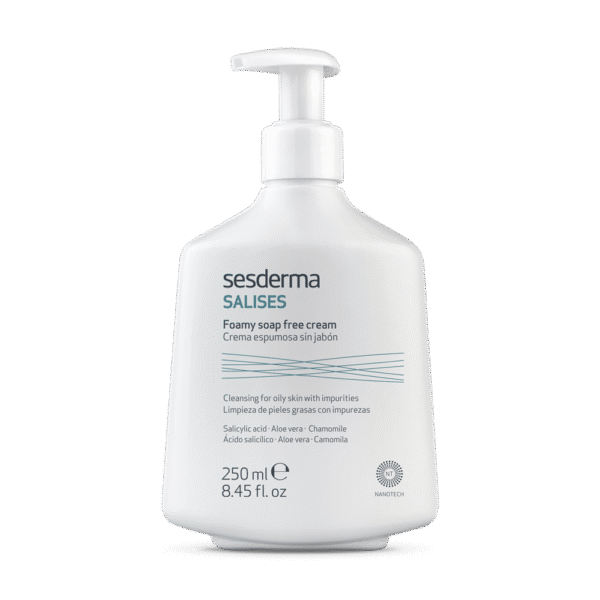 SESDERMA SALISES bemuilis putojantis prausiklis su salicilo rūgštimi, 250 ml