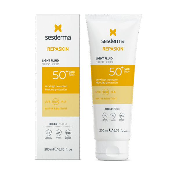SESDERMA REPASKIN SPF50+ apsauginis fluidas nuo saulės kūnui, 200 ml - Image 2