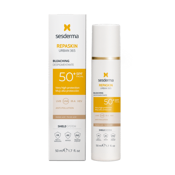 SESDERMA REPASKIN URBAN 365 pigmentaciją mažinantis veido kremas nuo saulės SPF50+, 50 ml - Image 2