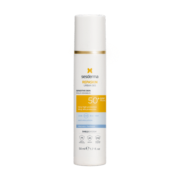 SESDERMA REPASKIN URBAN 365 veido kremas nuo saulės jautriai odai SPF50+, 50 ml