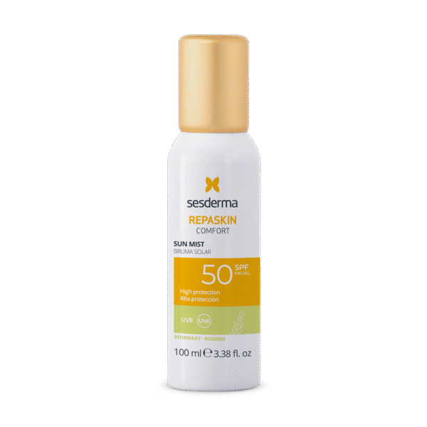 SESDERMA REPASKIN COMFORT apsauginė veido dulksna su rozmarinų aromatu SPF50, 100 ml
