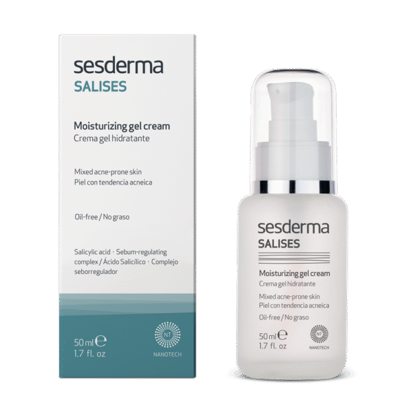 SESDERMA SALISES drėkinamasis gelinis kremas į aknę linkusiai odai, 50 ml - Image 2
