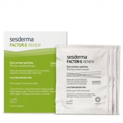 SESDERMA FACTOR G odą atstatantys paakių padeliai su augimo faktoriais, 4x4 ml