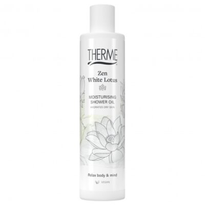 THERME ZEN WHITE LOTUS drėkinantis dušo aliejus, 250 ml