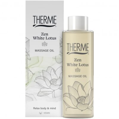 THERME ZEN WHITE LOTUS masažo aliejus, 125 ml
