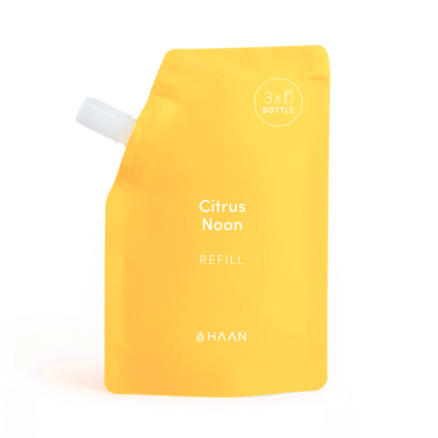 HAAN Citrus Noon drėkinantis rankų dezinfekcinis skystis - papildymas