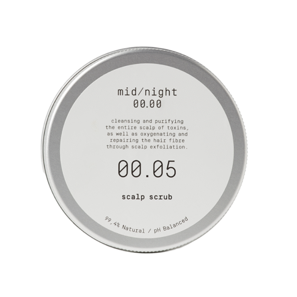 MID/NIGHT 00.00 Scalp Scrub 00.05 Galvos odą valantis šveitiklis