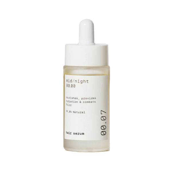 MID/NIGHT 00.00 Hair Serum 00.07 Serumas plaukų galiukams