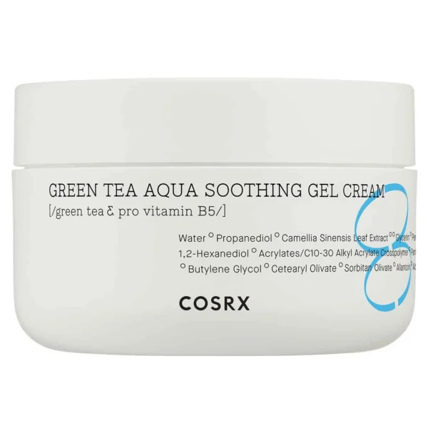 COSRX Hydrium Green Tea Aqua Soothing Gel Cream veido kremas