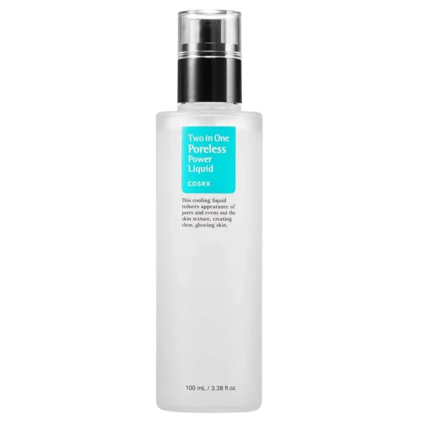 COSRX Two In One Poreless Power Liquid - eksfolijuojantis tonikas - esencija
