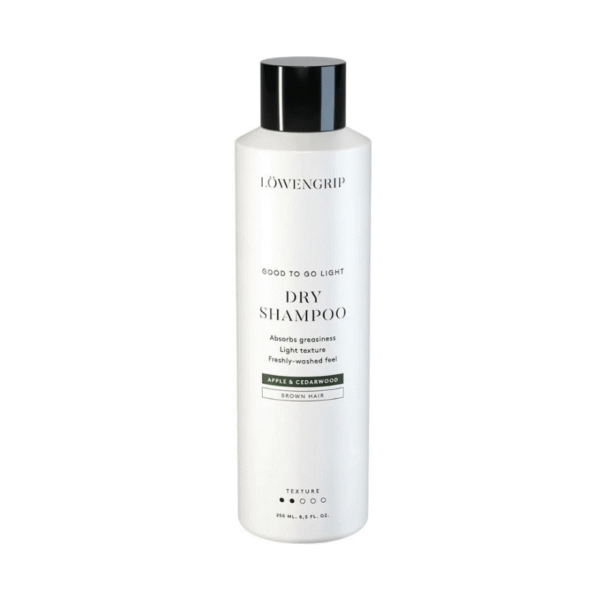 LÖWENGRIP GOOD TO GO LIGHT DRY SHAMPOO APPLE & CEDARWOOD – sausas šampūnas rudiems plaukams