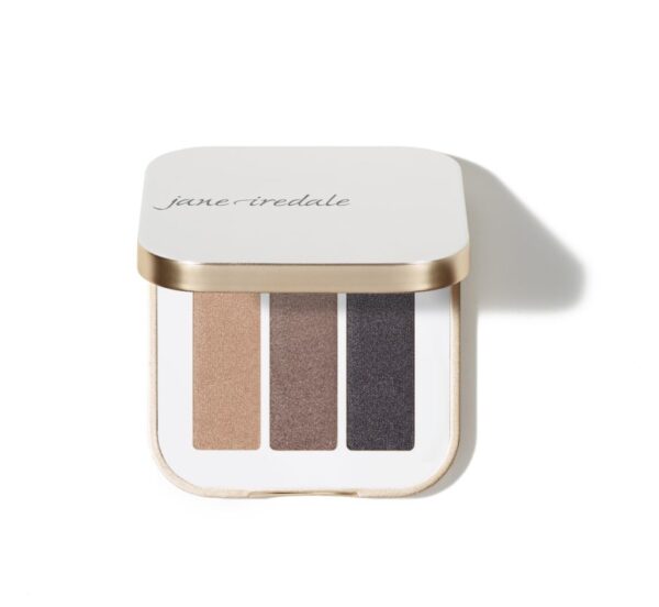 JANE IREDALE PURE PRESSED – trijų spalvų akių šešėlių paletė
