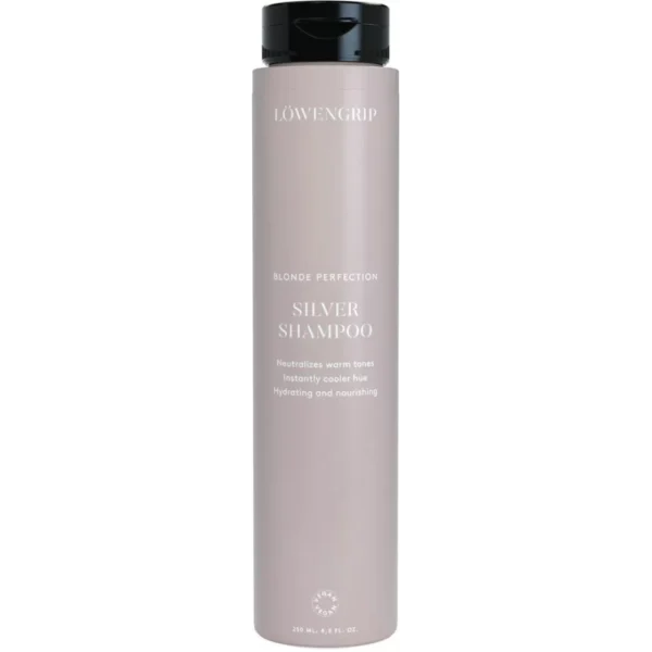 LÖWENGRIP BLONDE PERFECTION SILVER SHAMPOO – šiltus atspalvius neutralizuojantis šampūnas šviesiems plaukams