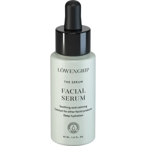 LÖWENGRIP CLEAN & CALM FACIAL SERUM – veido serumas