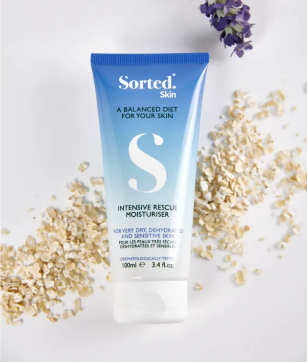 SORTED SKIN INTENSIVE RESCUE MOISTURISER – intensyvaus poveikio kūno kremas jautriai odai - Image 3