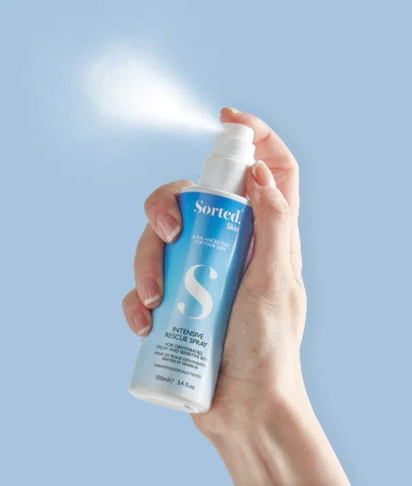 SORTED SKIN INTENSIVE RESCUE SPRAY – intensyvaus poveikio purškiklis niežtinčiai odai - Image 2