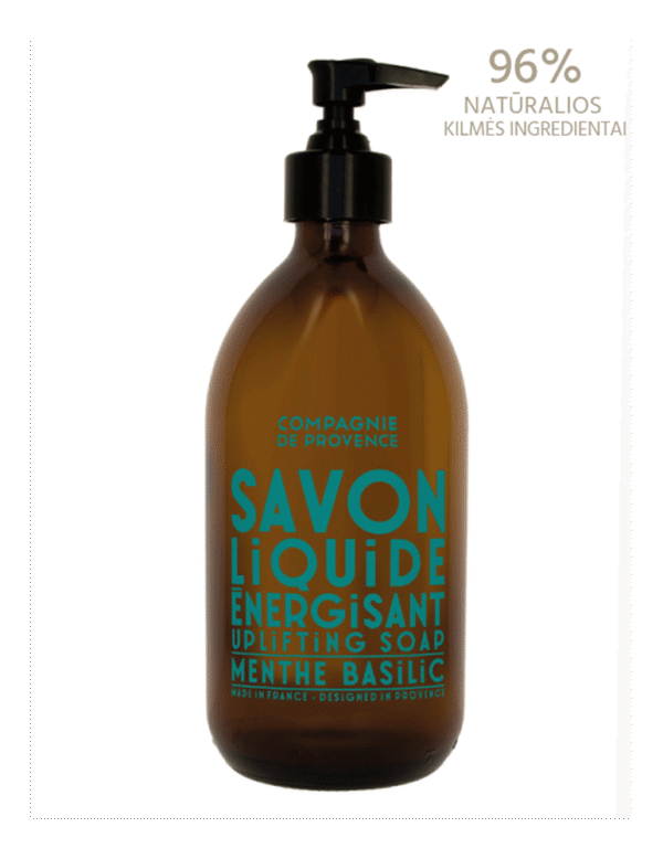 COMPAGNIE DE PROVENCE skystas muilas „Mint Basil“, 495 ml