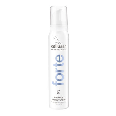 CALLUSAN Forte kremo putos įtrūkusiai ir kietai pėdų odai, 175ml