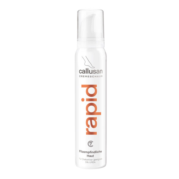 CALLUSAN Rapid kremo putos sudirgusiai ir grybelio pažeistai odai, 125ml