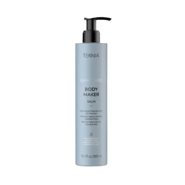 LAKME TEKNIA Body Maker Balm - apimties plaukams suteikiantis balzamas, ploniems ir silpniems plaukams, 300 ml