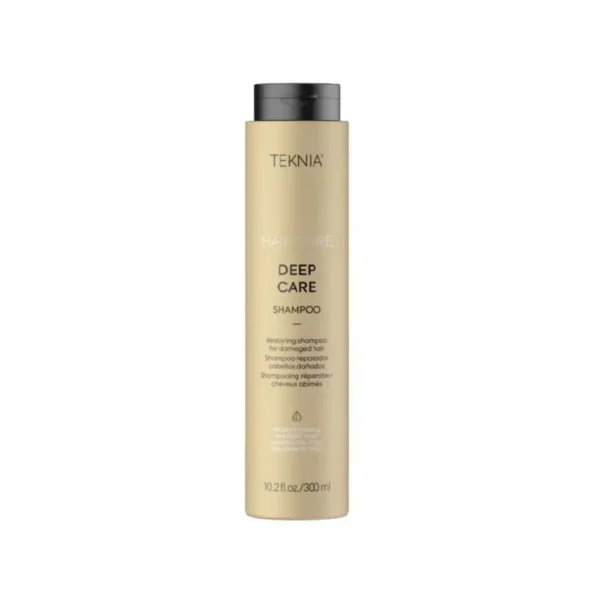 LAKME TEKNIA Deep Care Shampoo - atstatomasis šampūnas plaukams, sausiems ir lūžinėjantiems plaukams, 300 ml
