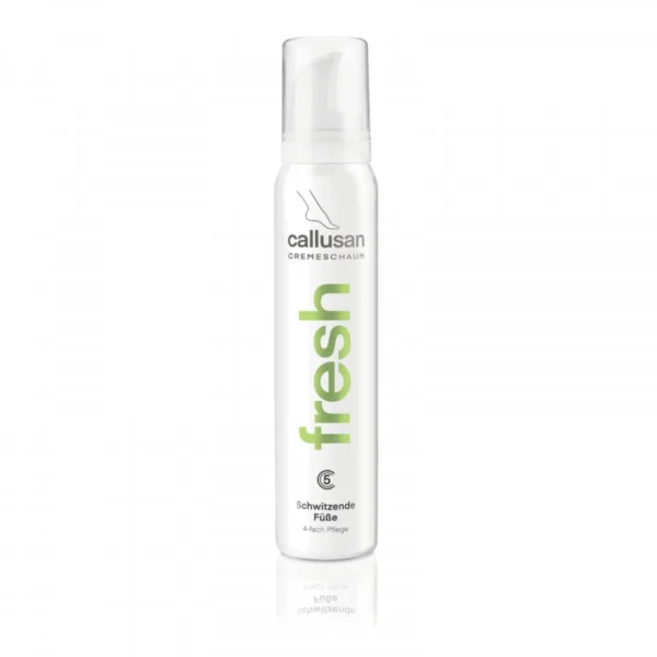 CALLUSAN Fresh kremo putos prakaituojančioms ir drėkstančioms pėdoms, 125ml