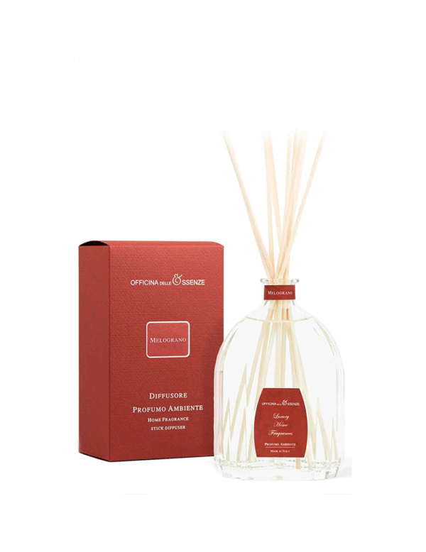 OFFICINA DELLE ESSENZE namų kvapas su lazdelėmis „Melograno“ 250 ml