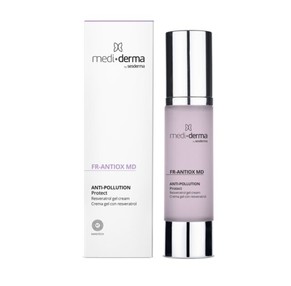MEDI+DERMA ANTI-POLLUTION gelinis veido kremas su antioksidantais, 50 ml