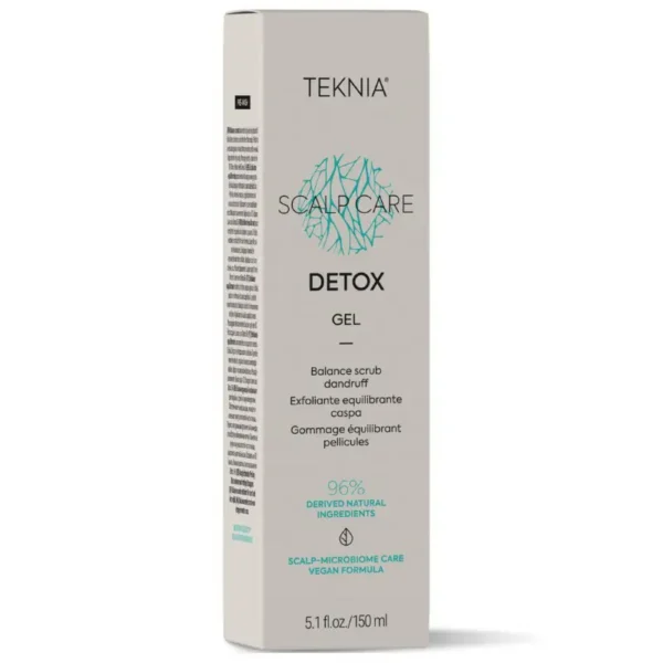 LAKME TEKNIA Scalp Care Detox Gel - galvos odos šveitiklis, giliai valantis galvos odą, nuo pleiskanų, 150 ml - Image 2