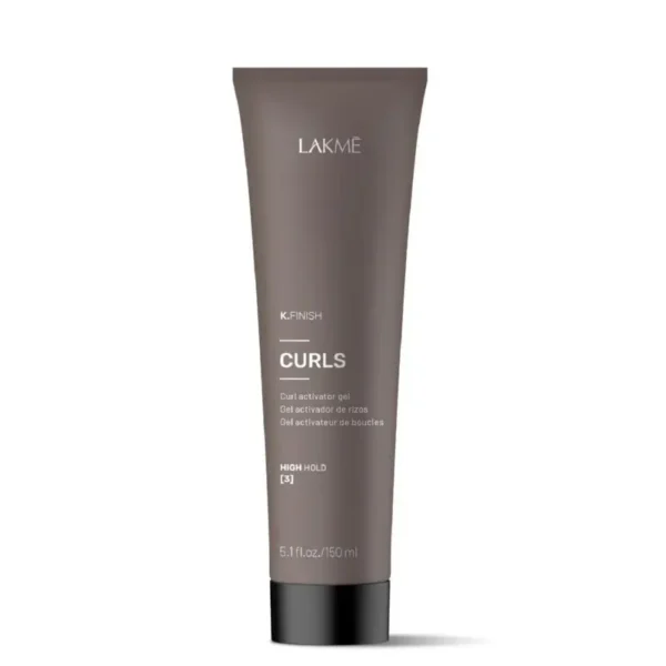 LAKME K.FINISH CURLS Curl Activator Gel - garbanų aktyvavimo gelis banguotiems ir garbanotiems plaukams, 150 ml
