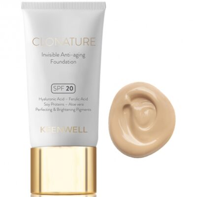 KEENWELL CLONATURE jauninantis makiažo pagrindas SPF20, 30 ml