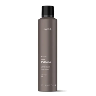 LAKME K.FINISH PLIABLE Flexible Hairspray - lanksčios fiksacijos plaukų lakas, 300 ml