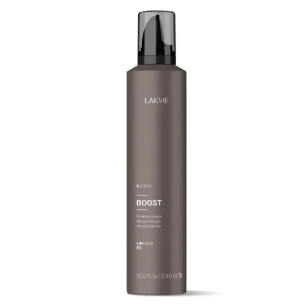 LAKME K.FINISH BOOST Flexible Mousse - lanksčios fiksacijos putos plaukams, 300 ml