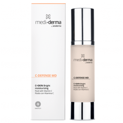 MEDI+DERMA C+SKIN skaistinantis veido fluidas su vitaminu C, 50 ml