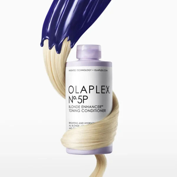 OLAPLEX Nº.5P BLONDE ENHANCER™ TONING CONDITIONER - dažytų plaukų kondicionierius, 250ml - Image 2