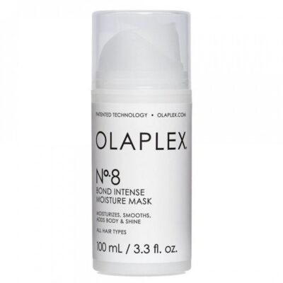 OLAPLEX No.8 Bond Intense Moisture Mask - intensyviai drėkinanti, glotninanti, atkuriamoji plaukų kaukė, 100 ml