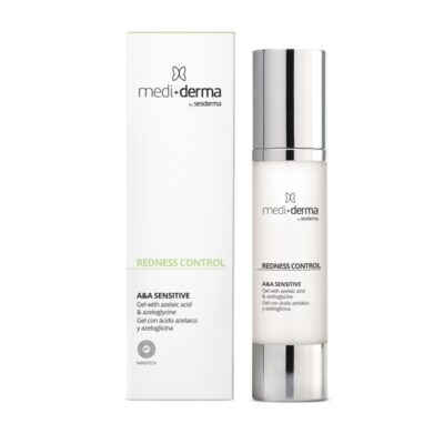 MEDI+DERMA A&A SENSITIVE raudonį mažinantis veido gelis, 50 ml