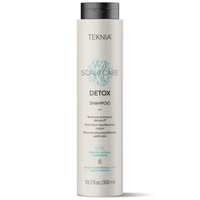 LAKME TEKNIA Scalp Care Detox Shampoo šampūnas plaukams nuo pleiskanų, tinka riebiai galvos odai, 300 ml