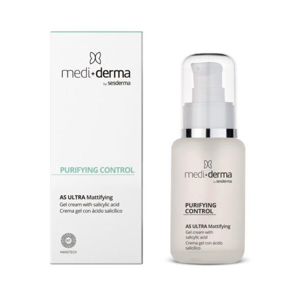MEDI+DERMA AS ULTRA sebumą reguliuojantis gelinis veido kremas, 50 ml