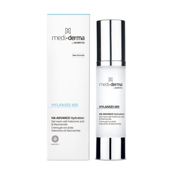 MEDI+DERMA HA ADVANCE drėkinantis gelinis veido kremas, 50 ml
