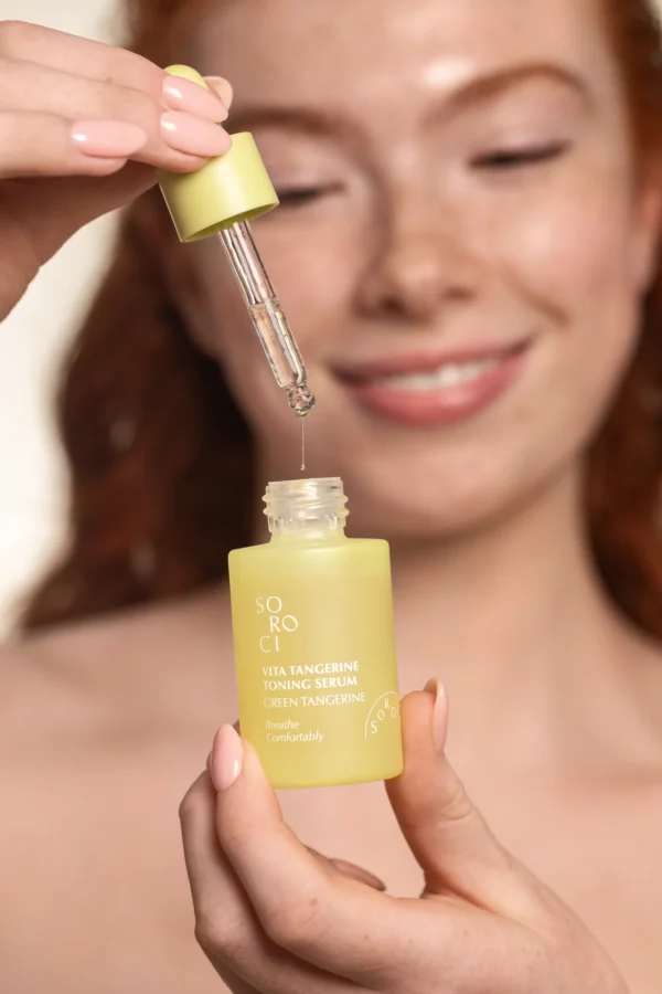 SOROCI "Vita Tangerine Toning" veido serumas, 30 ml - Image 3