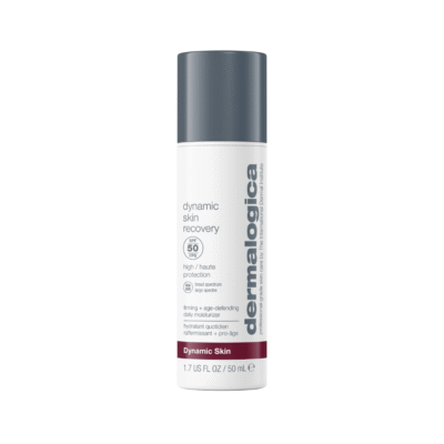 DERMALOGICA Dynamic Skin Recovery Spf 50 drėkinamoji priemonė, padedanti kovoti su odos senėjimu