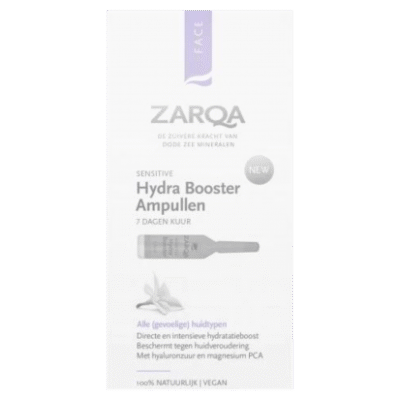 ZARQA HYDRA BOOSTER ampulės, 7 dienų priežiūra