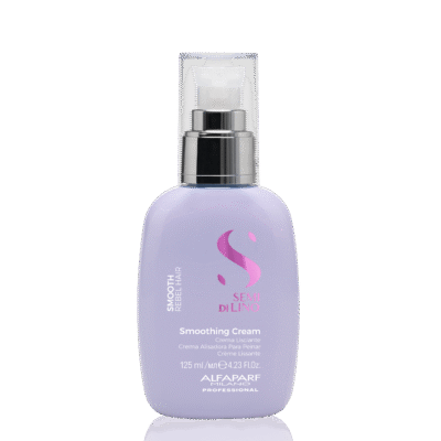 ALFAPARF MILANO Semi di Lino Smooth Smoothing - Glotninamasis kremas šiurkštiems, besipučiantiems ir nepaklusniems plaukams, 125 ml