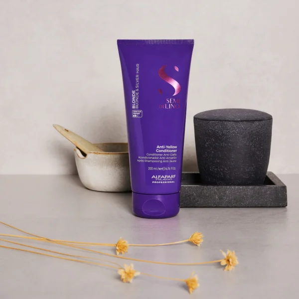ALFAPARF MILANO Anti-Yellow Conditioner - Kondicionierius šviesiems plaukams, 200 ml - Image 2