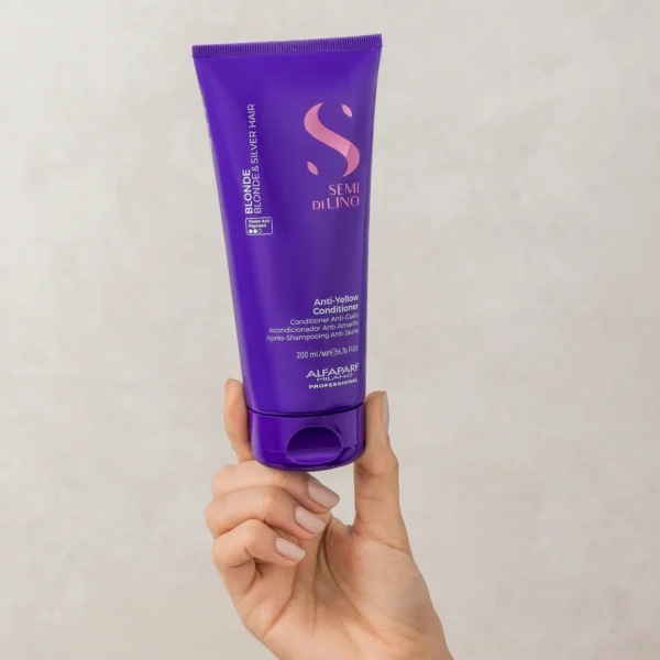 ALFAPARF MILANO Anti-Yellow Conditioner - Kondicionierius šviesiems plaukams, 200 ml - Image 3