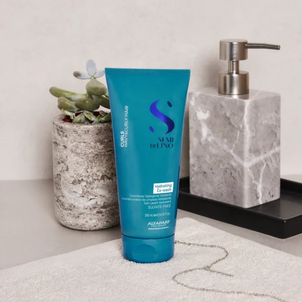 ALFAPARF MILANO Curls Hydrating Co-Wash - Drėkinantis valomasis kremas, 200 ml - Image 2
